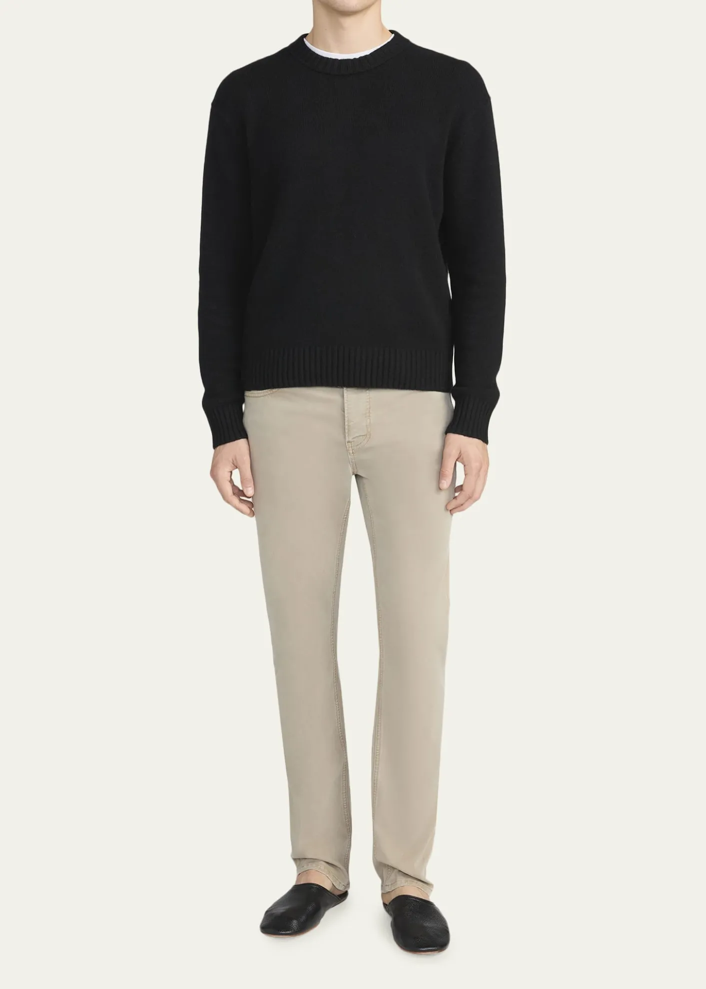 FRAMEMen's Modern Straight Fit Five-Pocket Pants