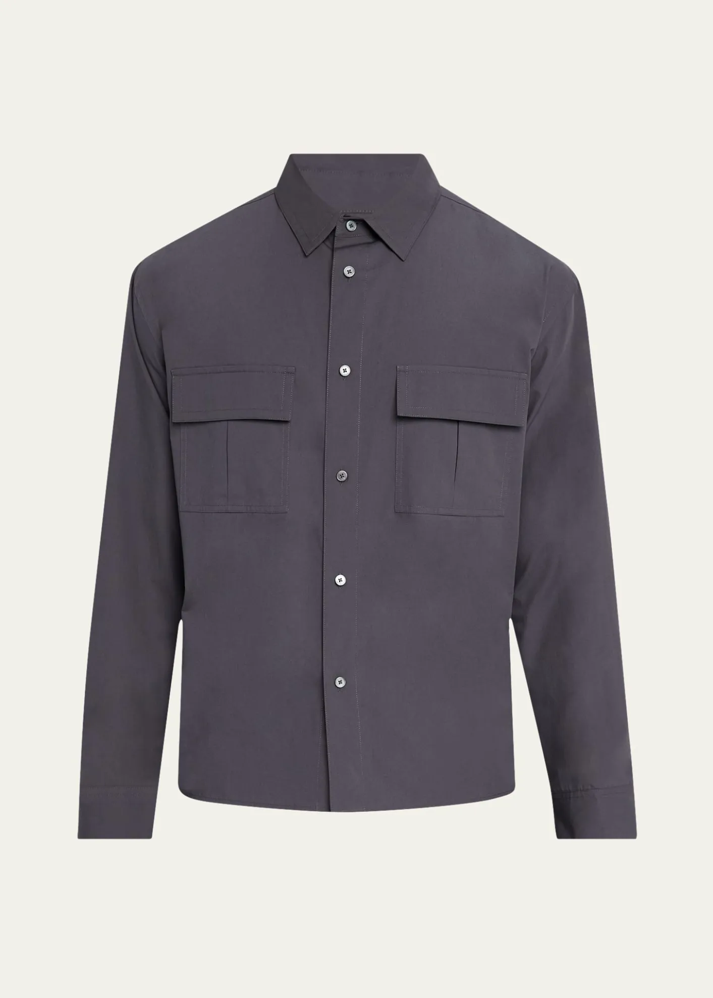 FRAMEMen's Multi-Pocket Button-Down Shirt