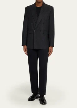 FRAMEMen's Pinstripe Wool Blazer