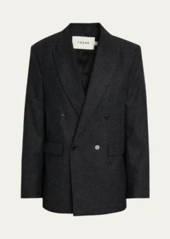 FRAMEMen's Pinstripe Wool Blazer
