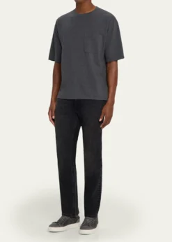 FRAMEMen's Pique Relaxed-Fit Pocket T-Shirt
