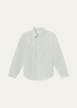 FRAMEMen's Striped Tencel-Blend Button-Down Shirt