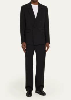FRAMEMen's Tropical Wool Double-Breasted Blazer