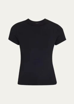 FRAMERibbed Crewneck Baby Tee