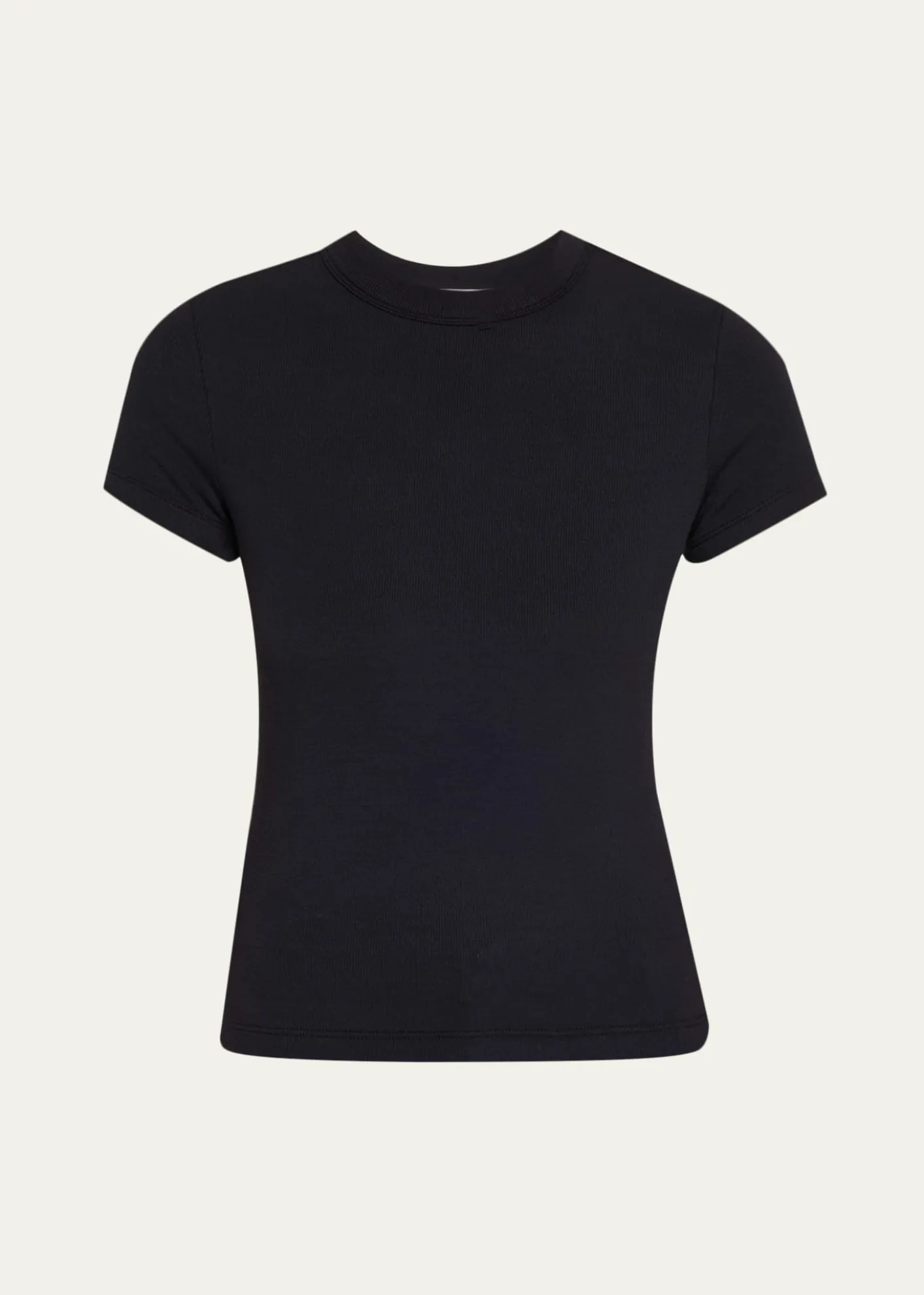 FRAMERibbed Crewneck Baby Tee