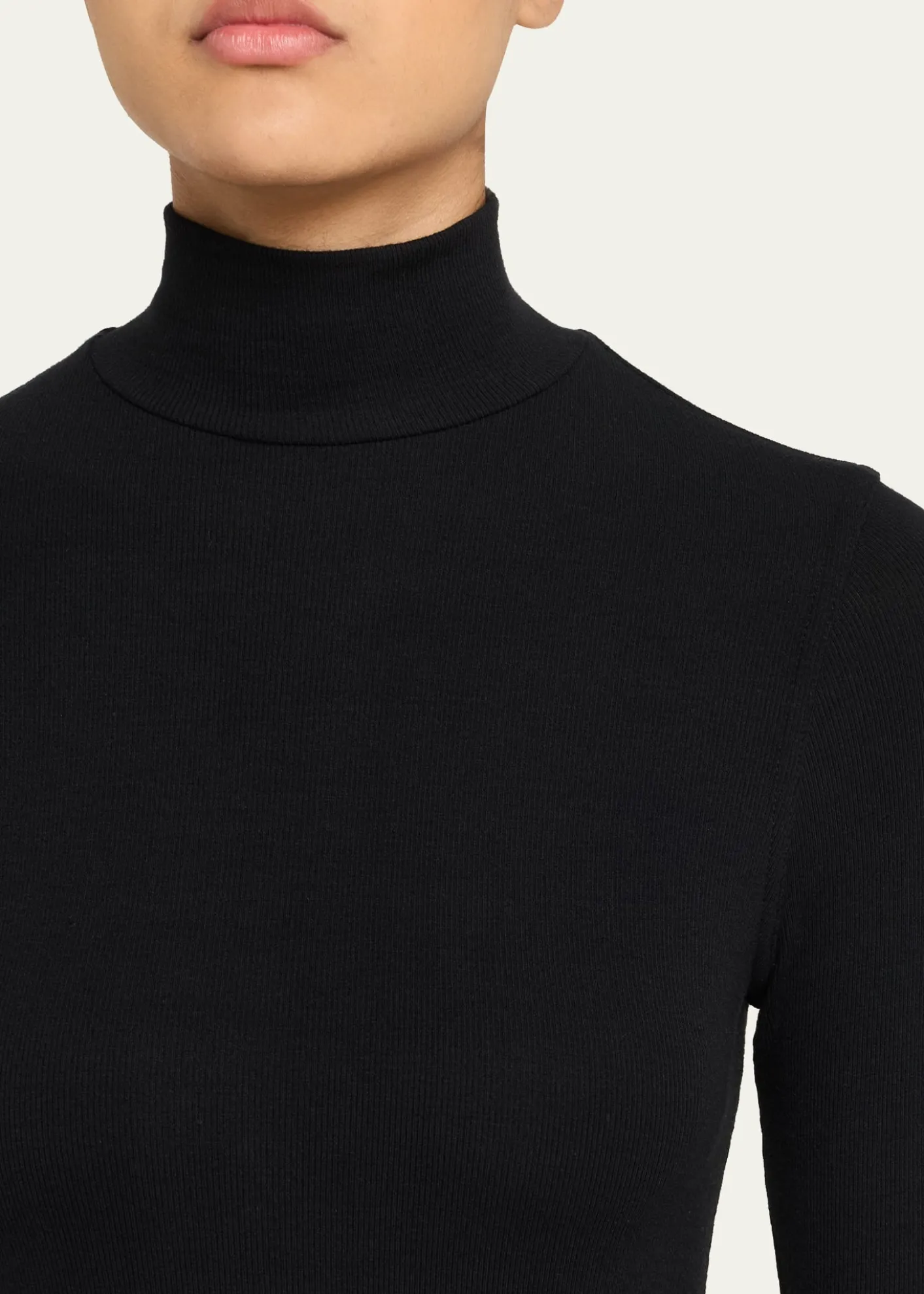 FRAMERibbed Turtleneck Top