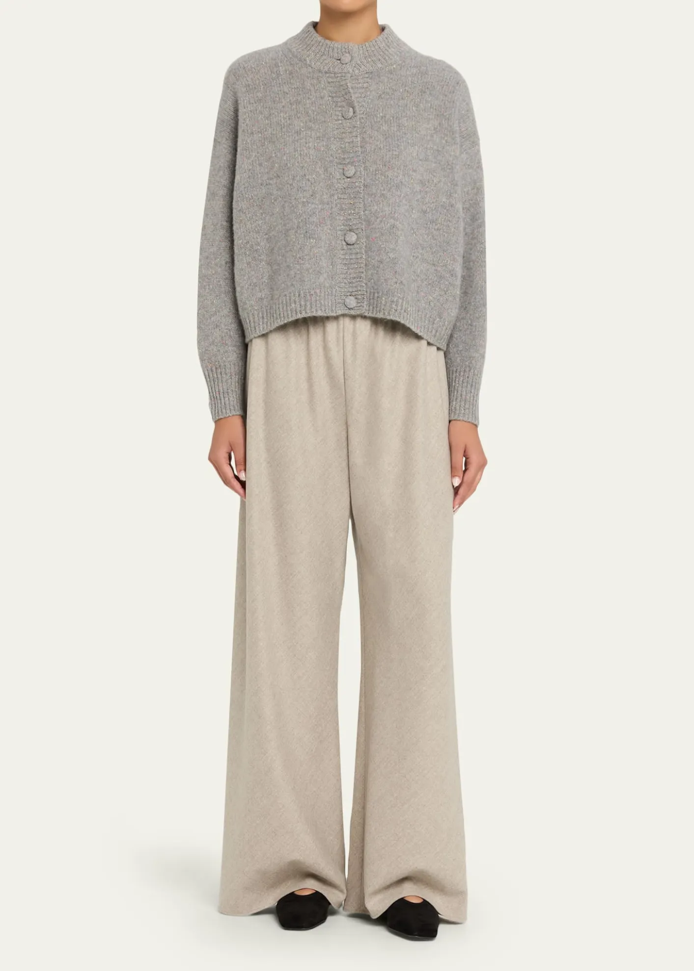 FRAMEThe Cashmere Fleck Cardigan