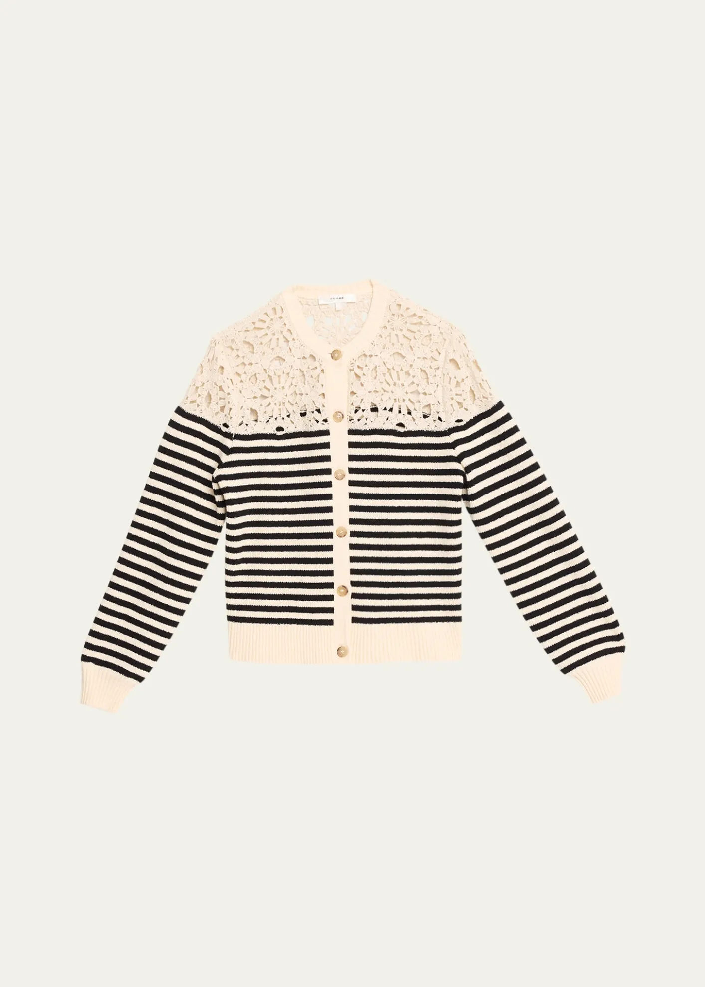 FRAMEThe Coastal Stripe Cardigan