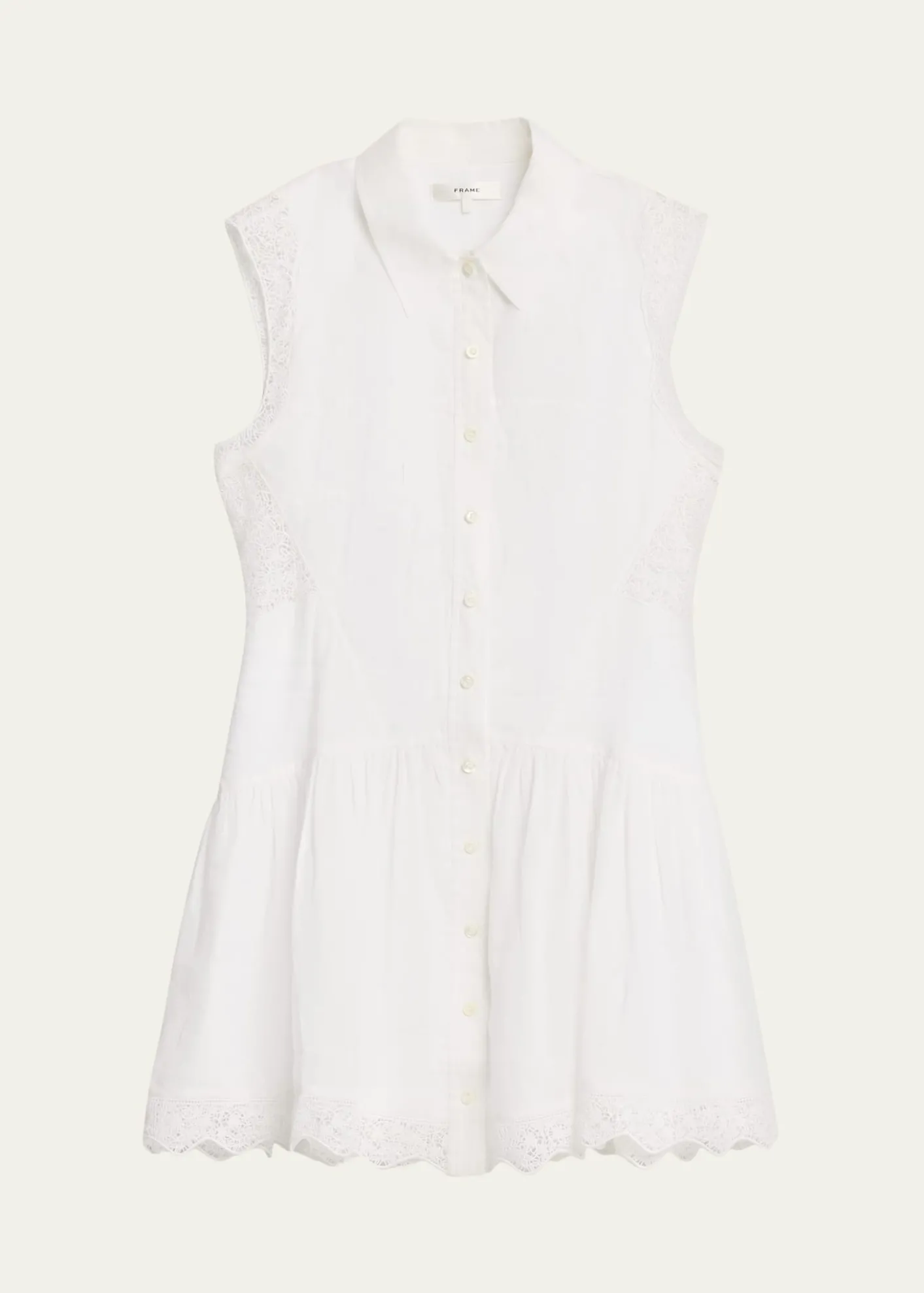 FRAMEThe Embroidered Mini Day Dress