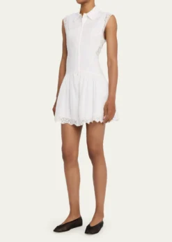 FRAMEThe Embroidered Mini Day Dress