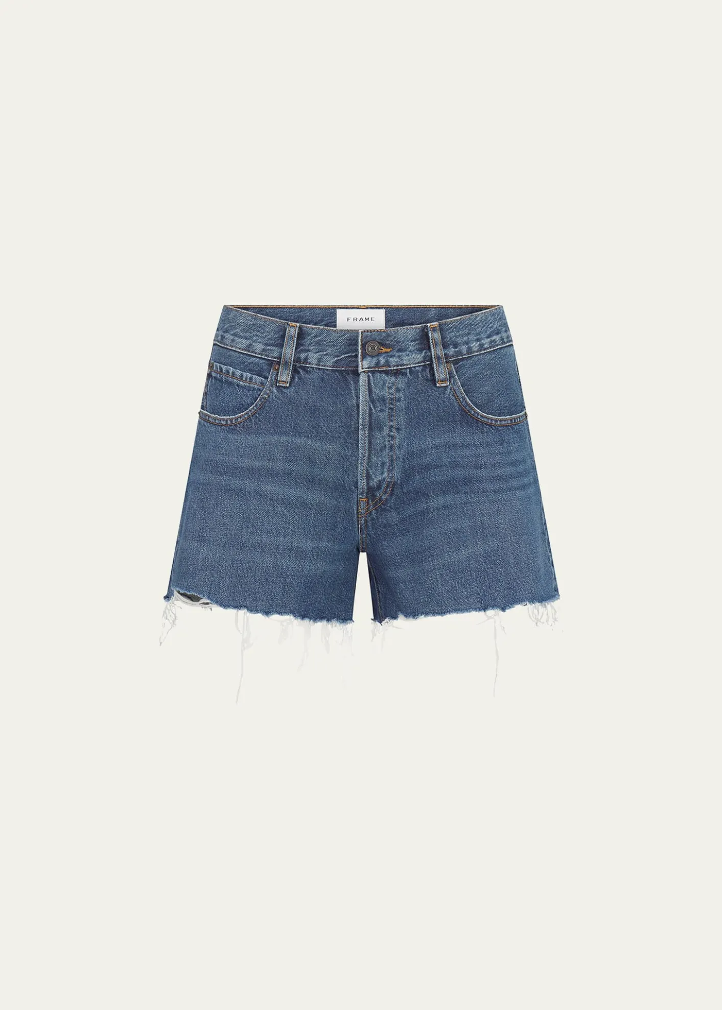FRAMEThe Long Hand Denim Shorts
