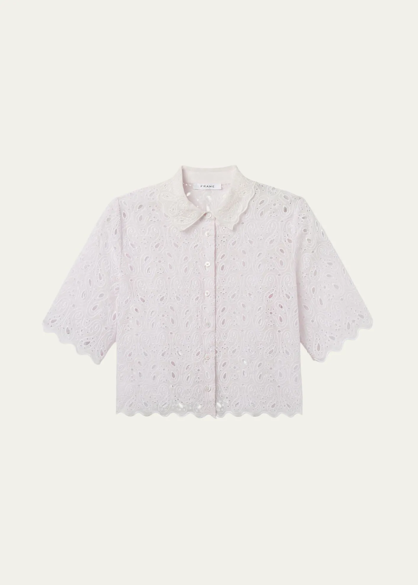 FRAMEThe Paisley Eyelet Shirt