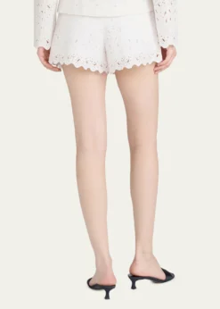 FRAMEThe Paisley Eyelet Shorts
