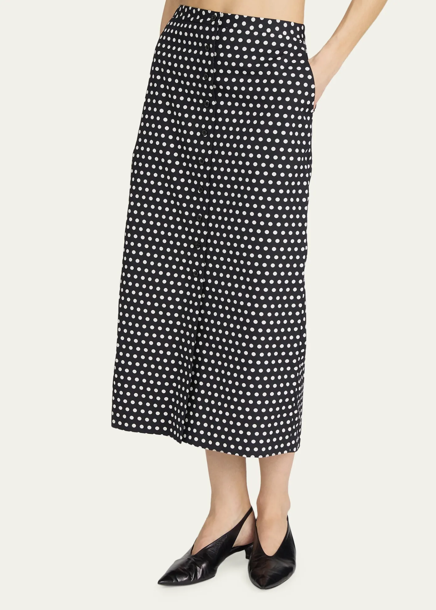 FRAMEThe Polka Dot Skirt