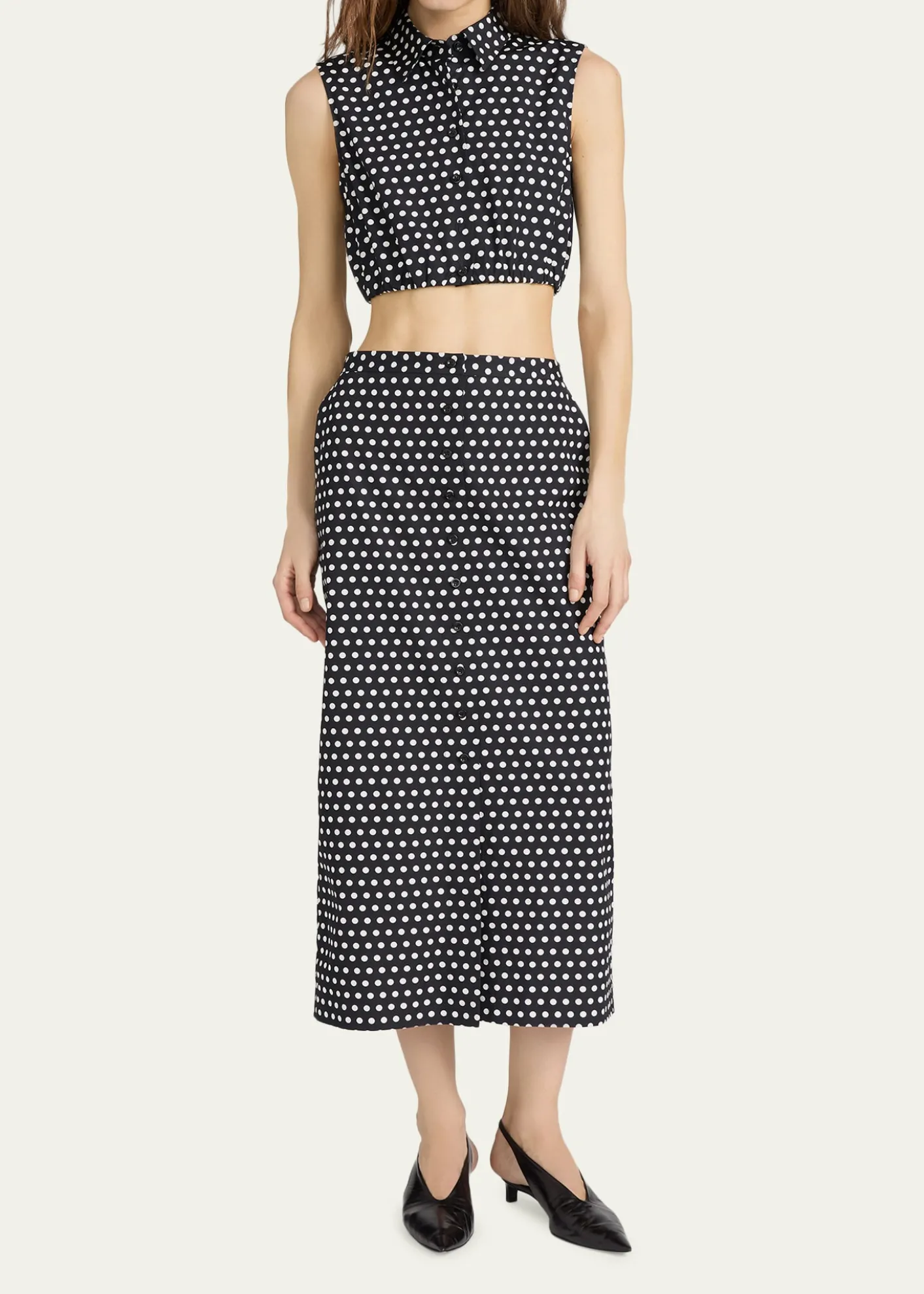 FRAMEThe Polka Dot Skirt