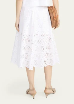 FRAMEThe Solstice Eyelet Skirt
