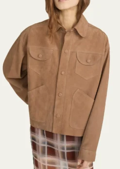 FRAMEThe Suede Utility Jacket