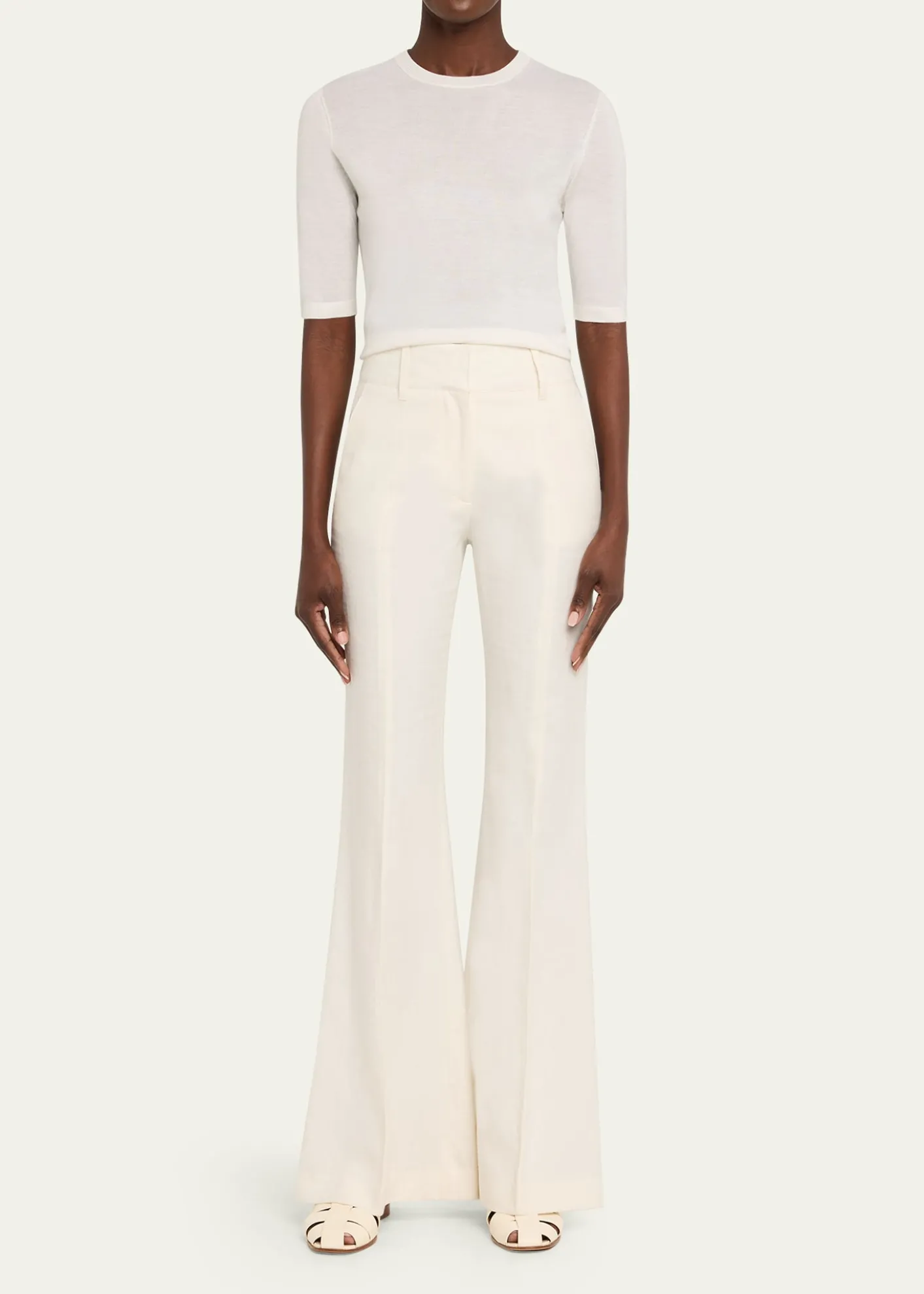Gabriela HearstBrunner Short-Sleeve Cashmere-Silk T-Shirt