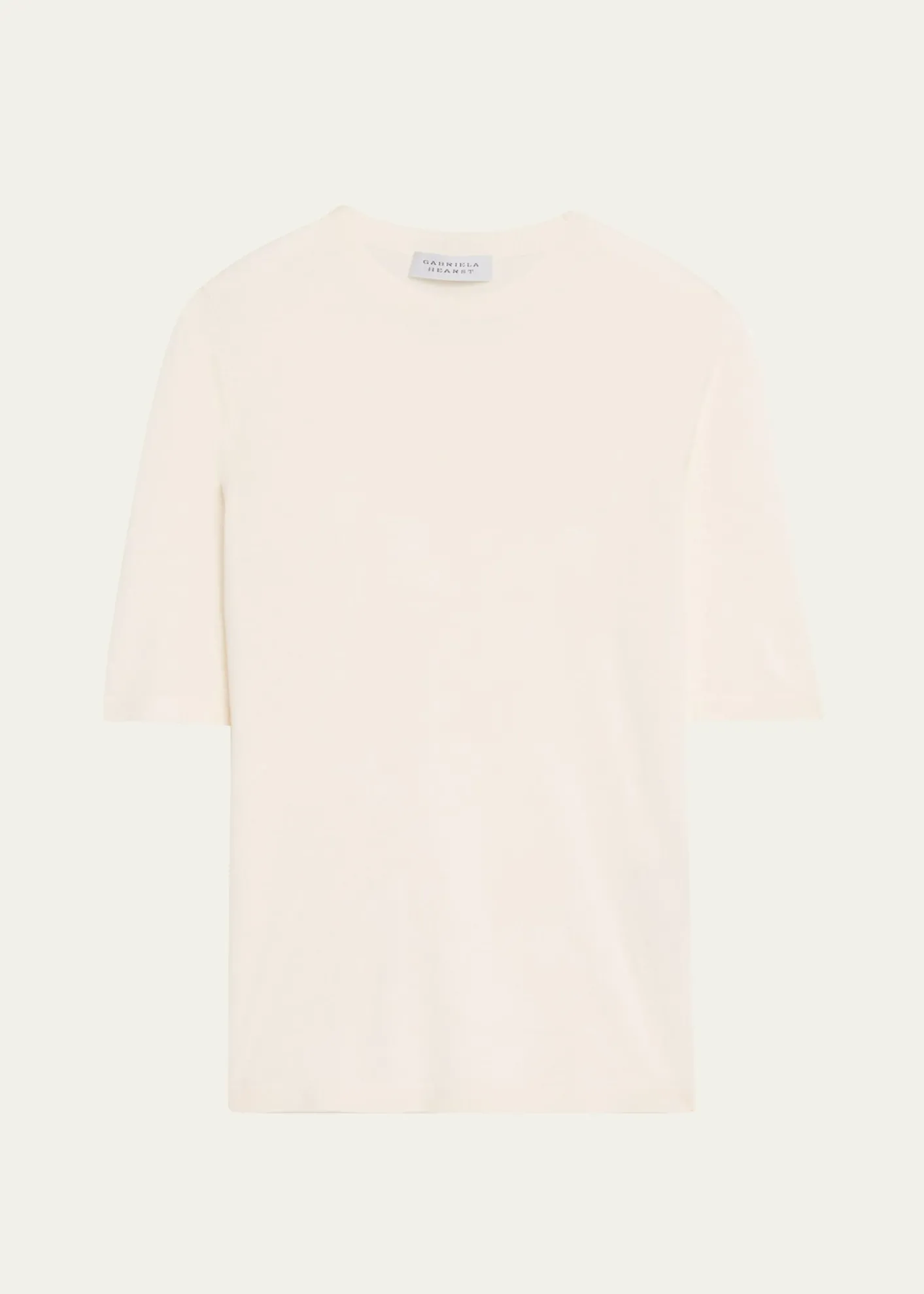 Gabriela HearstBrunner Short-Sleeve Cashmere-Silk T-Shirt