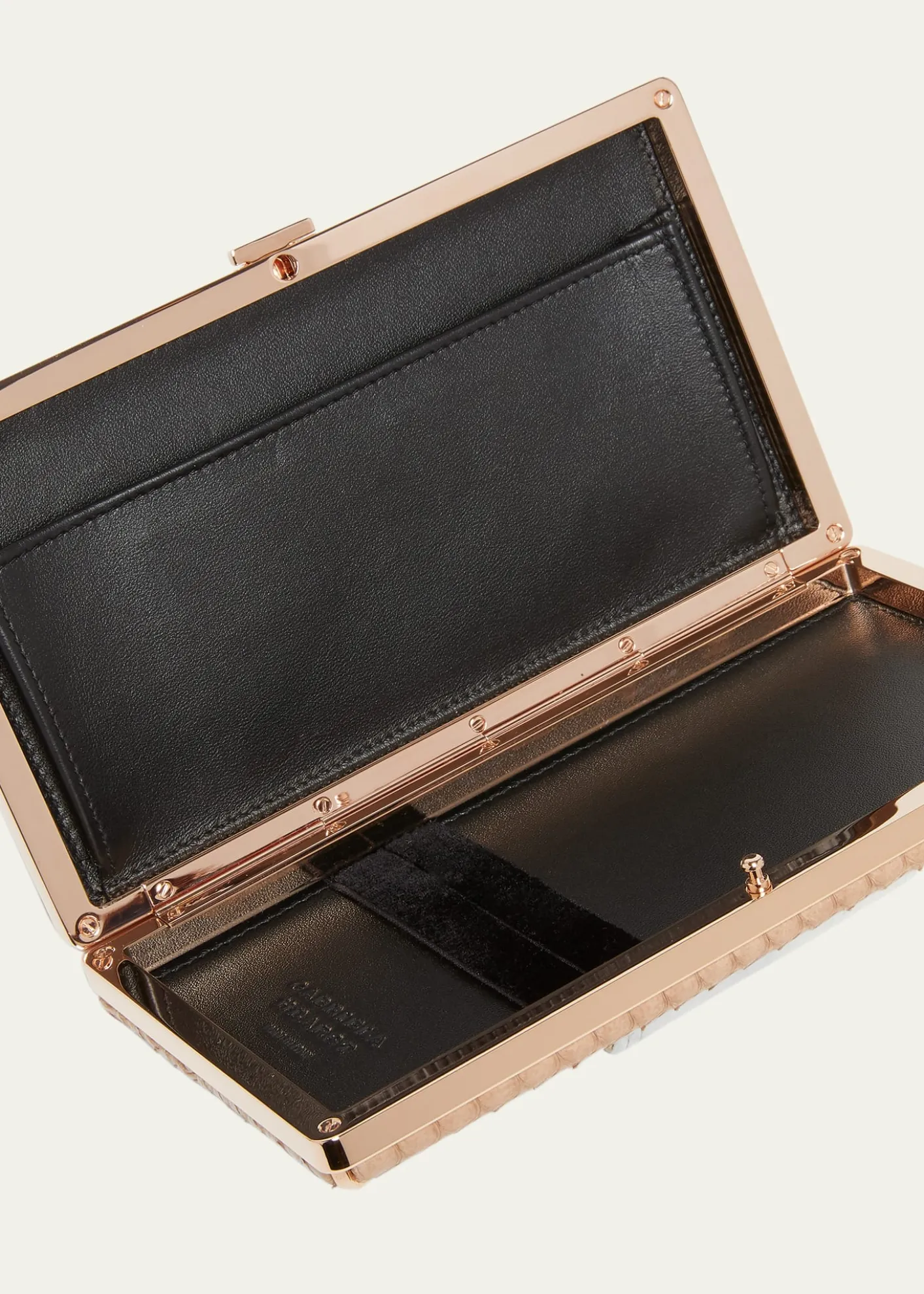 Gabriela HearstCallas Leather & Snakeskin Clutch Bag