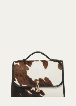 Gabriela HearstLeonora Medium Pony Hair Top-Handle Bag