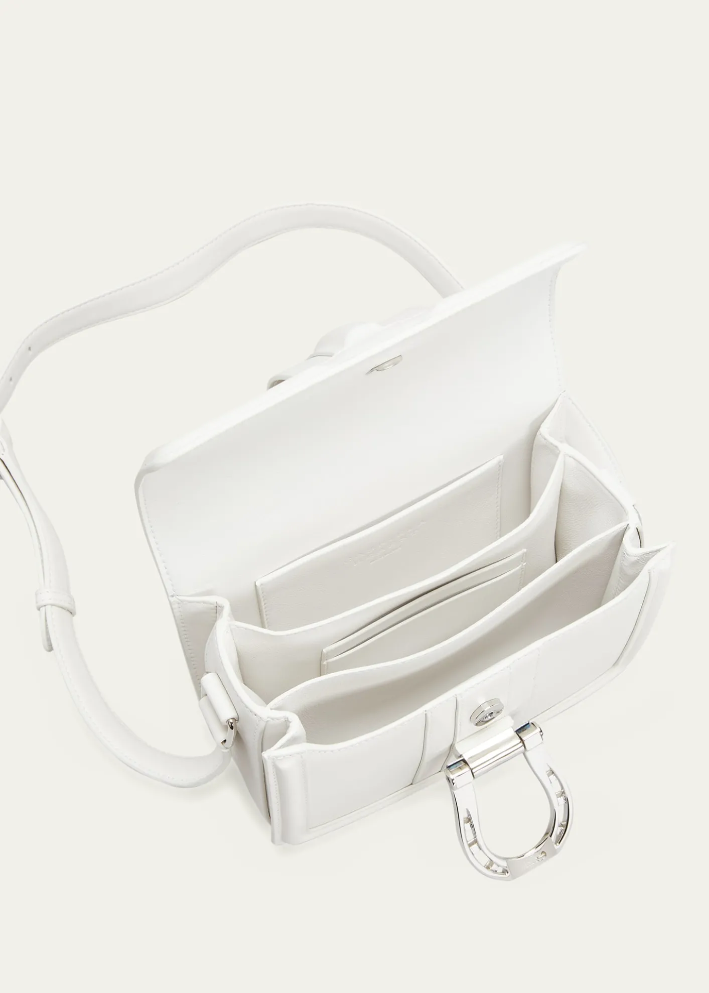 Gabriela HearstLucky Buckle Lambskin Shoulder Bag