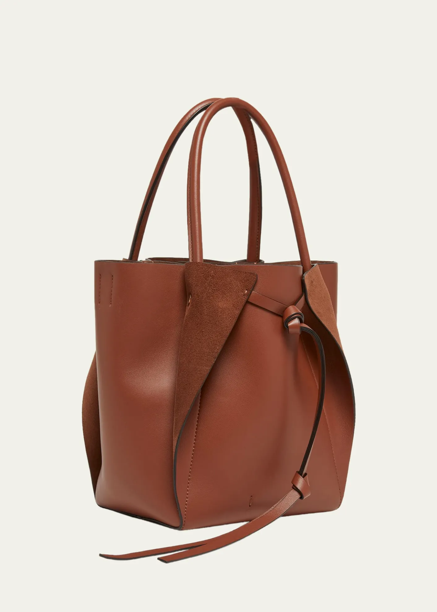 Gabriela HearstMarija Small Wing Fold Leather Tote Bag