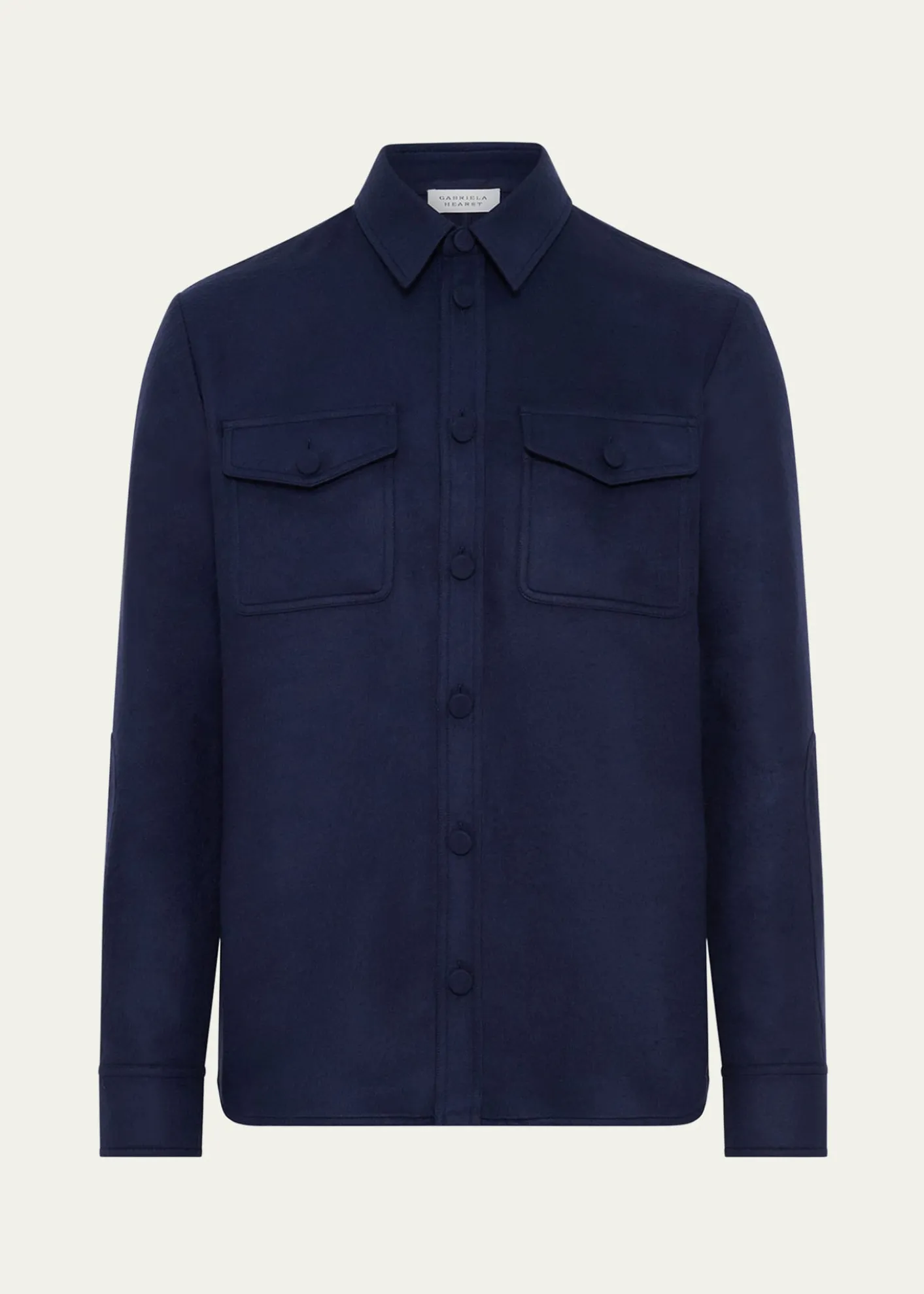 Gabriela HearstMen's Lucas Silk Overshirt