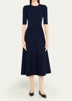 Gabriela HearstSeymore Cashmere Blend Midi Dress