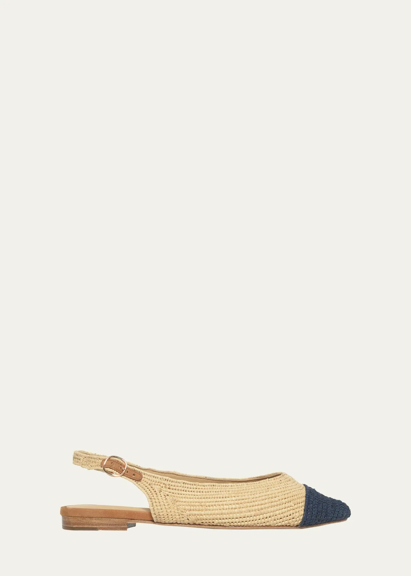Gabriela HearstStrength Raffia Slingback Flats