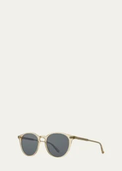Garrett LeightMen's Clune Sun Round Sunglasses