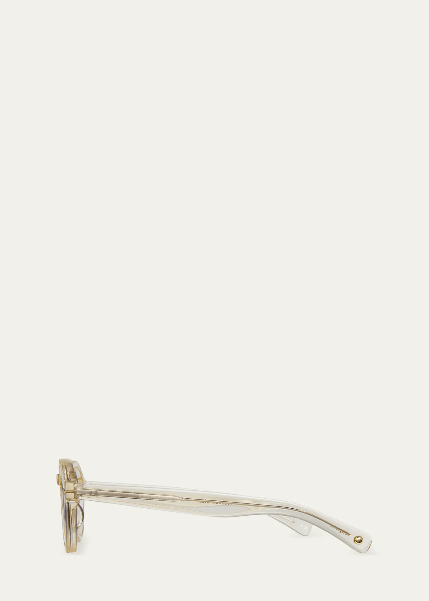 Garrett LeightMen's Flipper Acetate Round Sunglasses