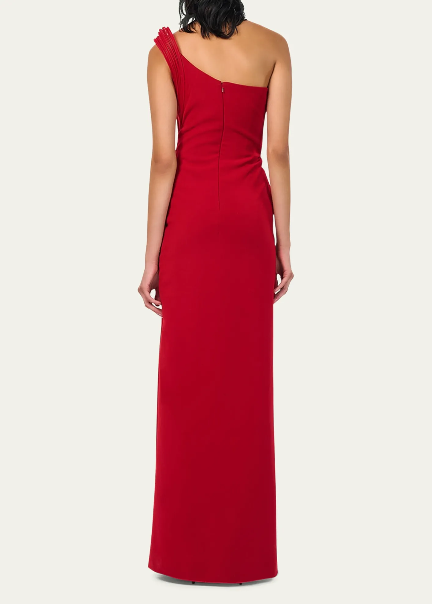 Gaurav GuptaErytheia Sculpted One-Shoulder Column Gown