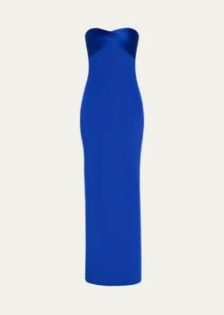 Gaurav GuptaThe Infinity Strapless Draped Column Silk Gown