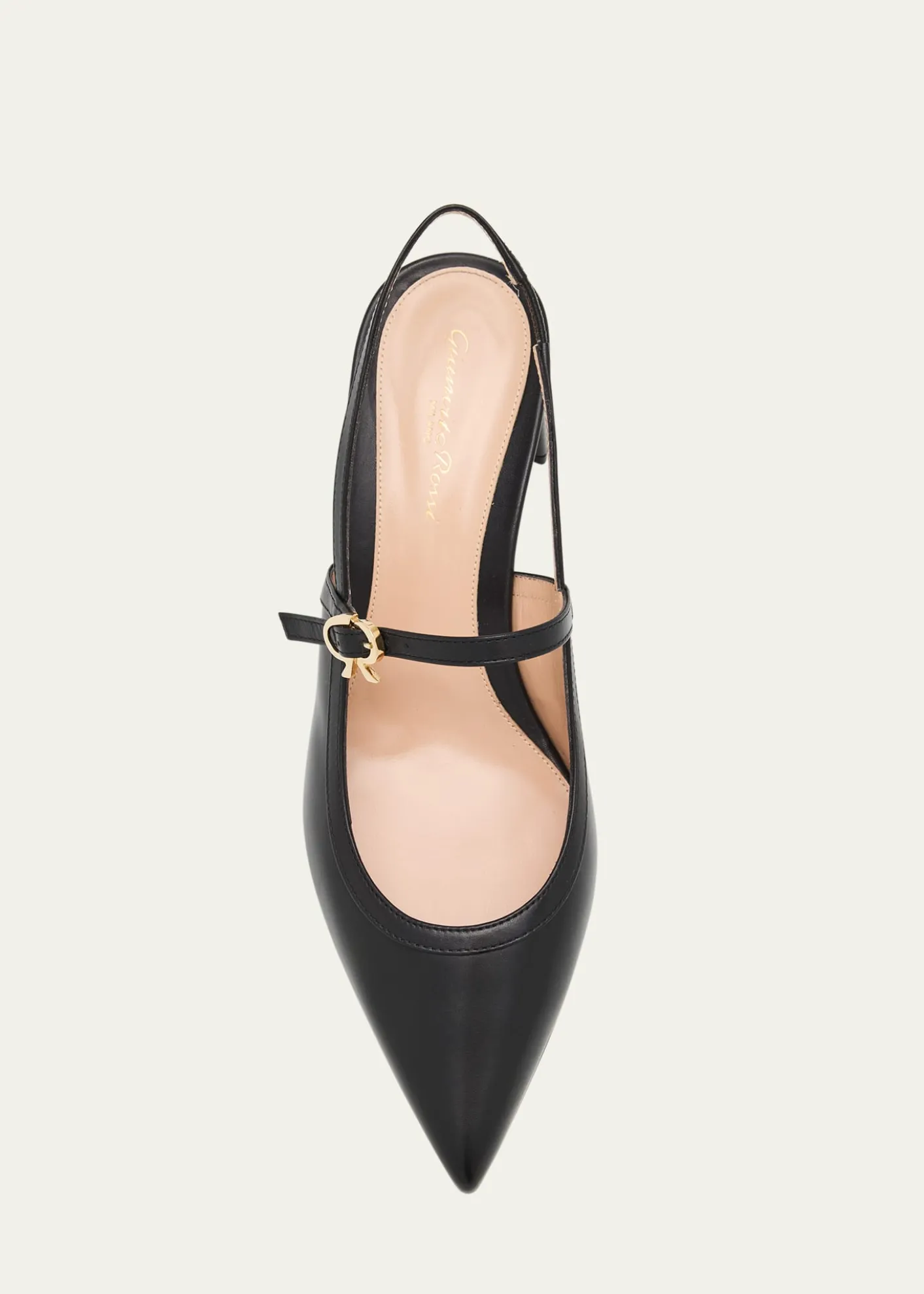 Gianvito RossiCalfskin Mary Jane Slingback Pumps