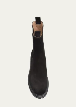 Gianvito RossiChester Suede Lug-Sole Chelsea Ankle Boots
