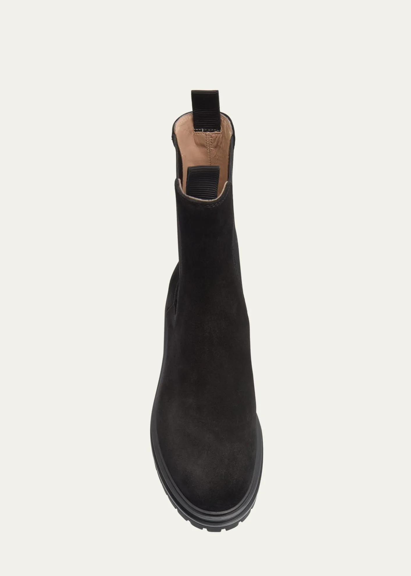 Gianvito RossiChester Suede Lug-Sole Chelsea Ankle Boots