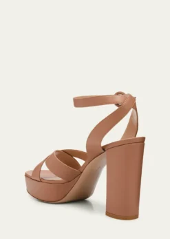 Gianvito RossiCrisscross Ankle-Strap Platform Sandals