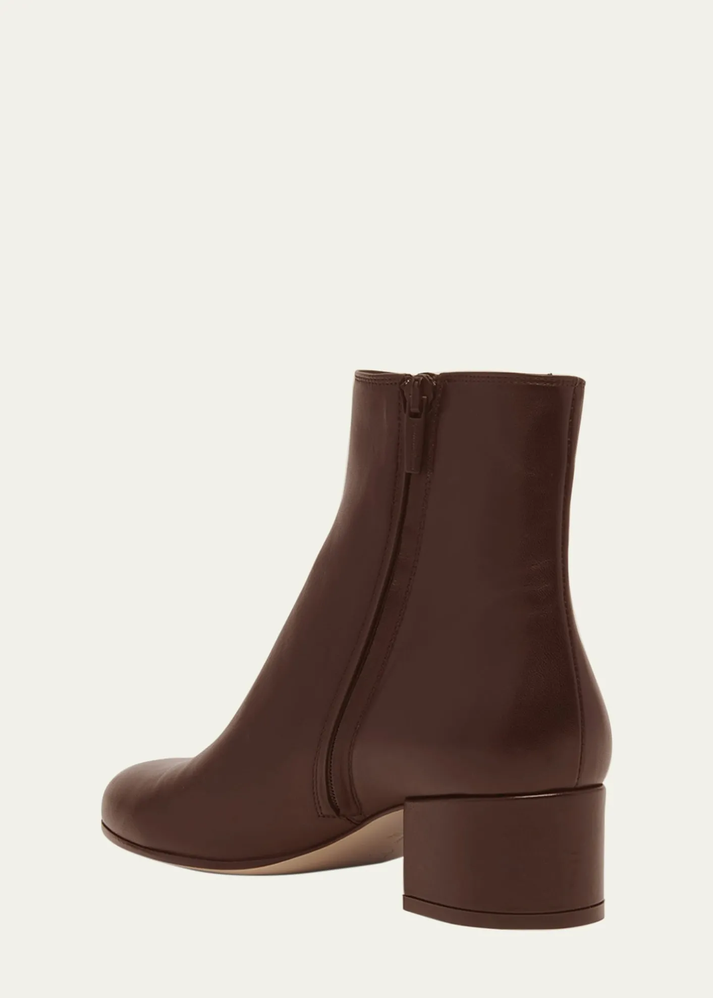 Gianvito RossiLeather Zip Ankle Booties
