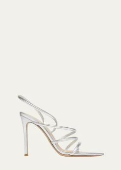 Gianvito RossiMetallic Leather Strappy Sandals