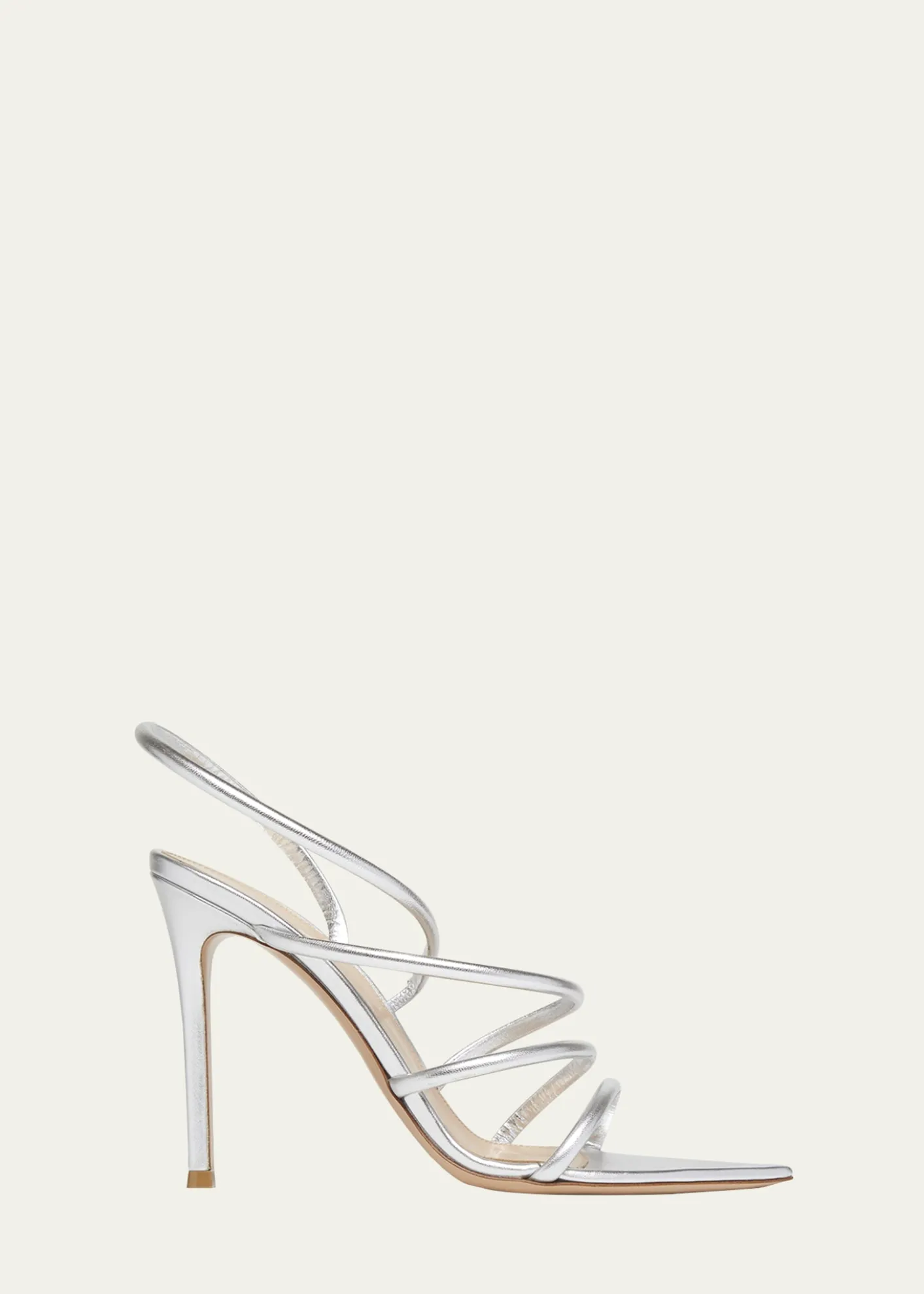Gianvito RossiMetallic Leather Strappy Sandals