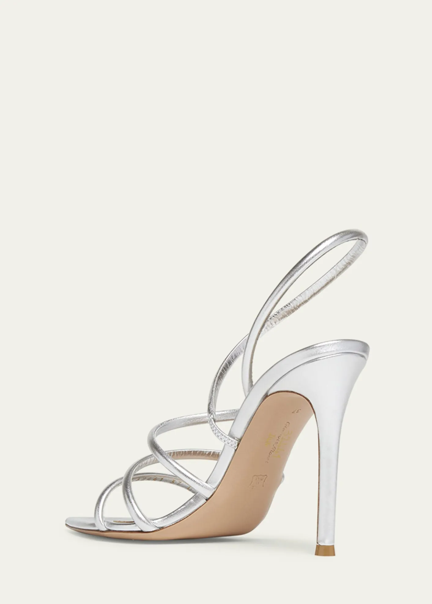 Gianvito RossiMetallic Leather Strappy Sandals