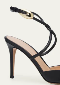 Gianvito Rossi85mm Nappa Leather Slingback Pumps