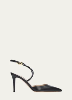 Gianvito Rossi85mm Nappa Leather Slingback Pumps