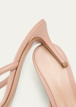Gianvito Rossi70mm Nappa Leather Thong Sandals