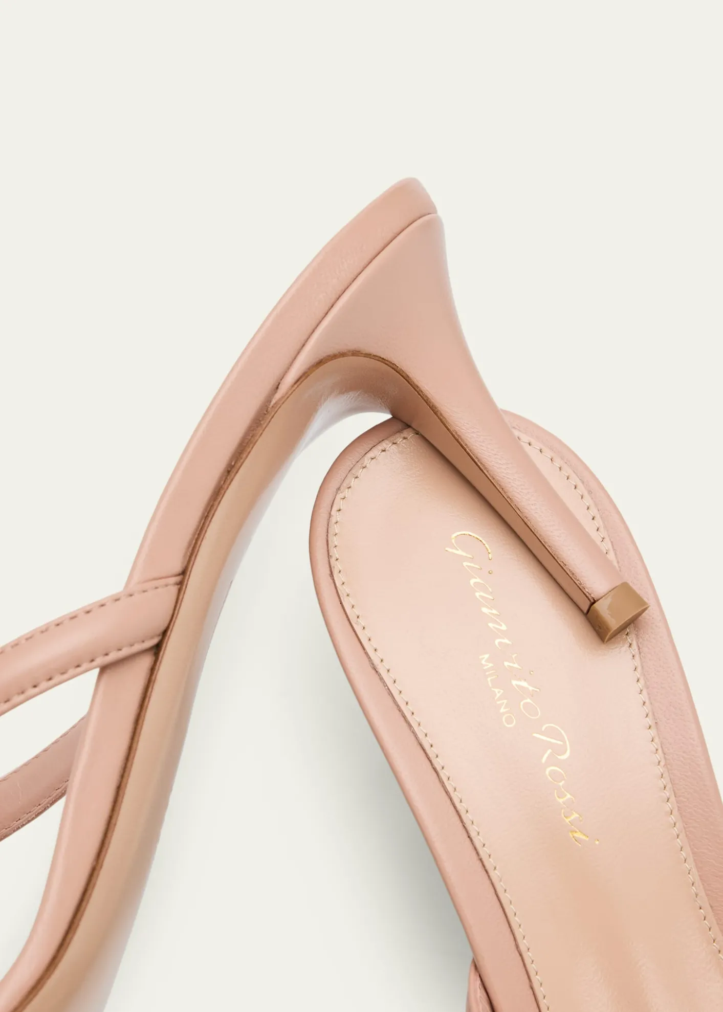 Gianvito Rossi70mm Nappa Leather Thong Sandals