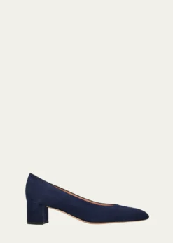 Gianvito Rossi45mm Piper Suede Pointed-Toe Pumps