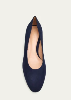 Gianvito Rossi45mm Piper Suede Pointed-Toe Pumps
