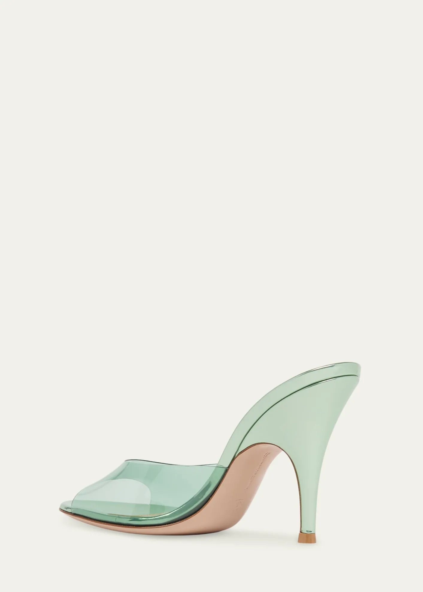 Gianvito Rossi95mm Plexi Mule Sandals