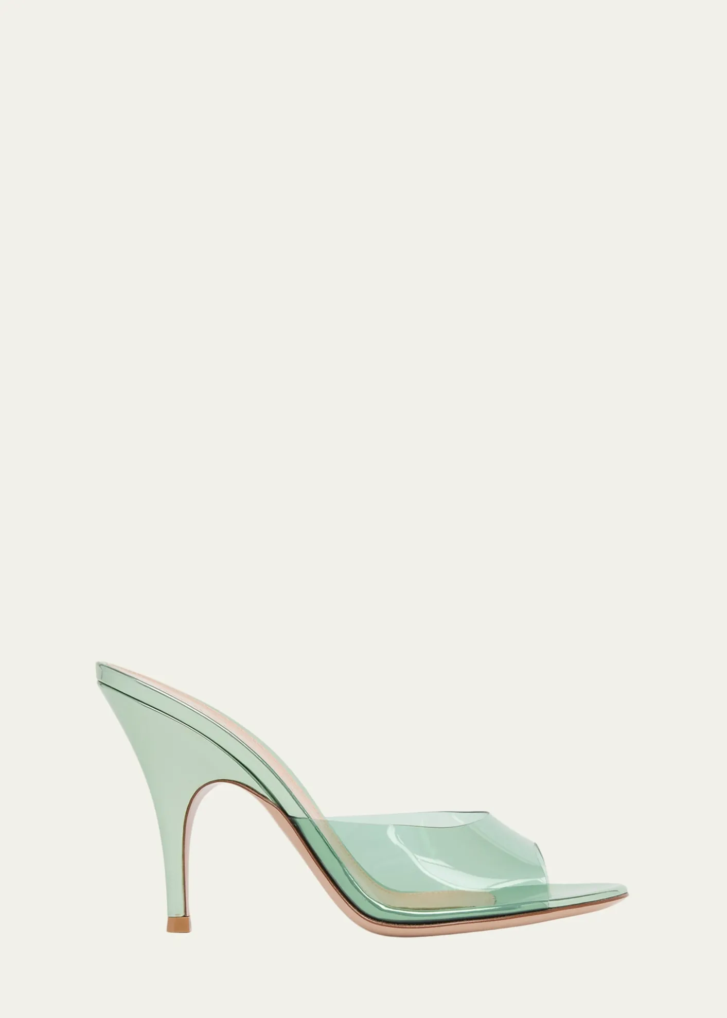 Gianvito Rossi95mm Plexi Mule Sandals